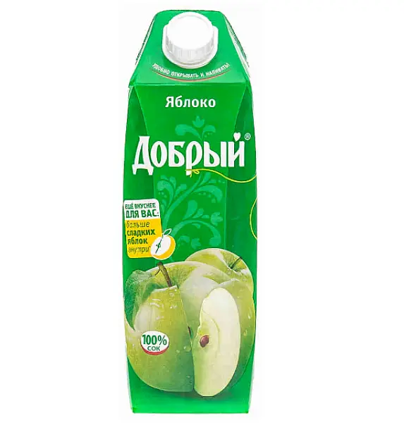 Сок Добрый яблоко 1л.
